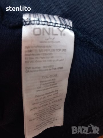 Дамска блуза ONLY с пеплум размер ХS, снимка 7 - Корсети, бюстиета, топове - 38502904