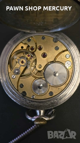 Продавам Pocket Watch LONGINES Open Face  Case Steel 50mm , снимка 5 - Джобни - 53840585