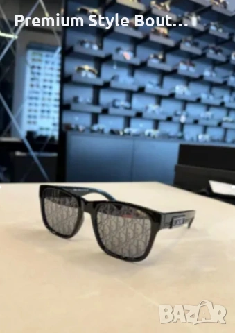 унисекс слънчеви очила Christian Dior с черен обикновен калъф и ув защита , снимка 3 - Слънчеви и диоптрични очила - 53696341