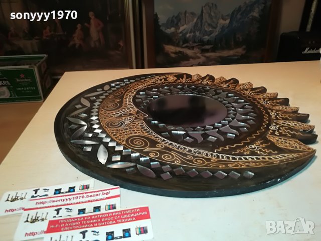 огледало-40см-внос германия 2412221832, снимка 10 - Антикварни и старинни предмети - 39102992