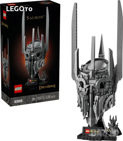 НОВО ЛЕГО 11373 Икони-Властелинът на пръстените: Шлемът на Саурон LEGO Icons Sauron's Helmet, снимка 3 - Конструктори - 55842087