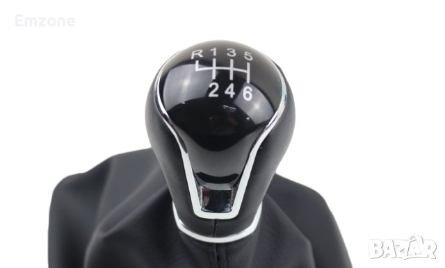 Топка за скоростен лост с 6 ск. с кожен маншон и рамка за Сеат Леон SEAT Leon III 5F 2012 - 2017г., снимка 6 - Аксесоари и консумативи - 40480403