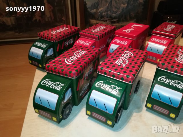 COCA COLA X 7 КАМИОНА 2002221922, снимка 5 - Колекции - 35857285