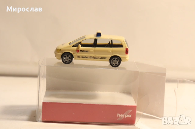 HERPA HO 1/87 OPEL ZAFIRA МОДЕЛ КОЛИЧКА