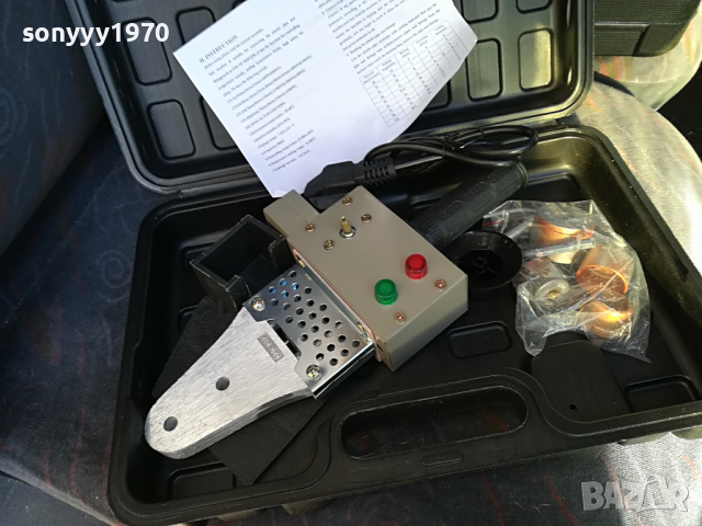 лепачка за тръби 3 глави с куфар 0604220952, снимка 4 - Куфари с инструменти - 36361253