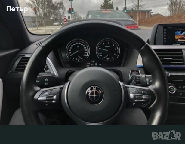 Емблема (ЧЕРНА) за волан BMW тип люспа/леща Цена-10лв