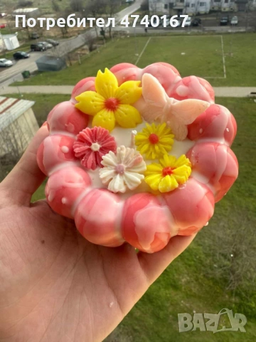 Соева свещ 8- ми Март, снимка 2 - Други - 53594810