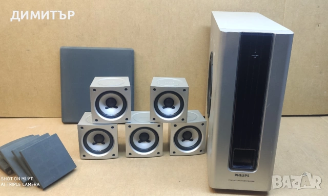 съраунд система 5+1 Philips SW3000/00s, снимка 5 - Тонколони - 53817150