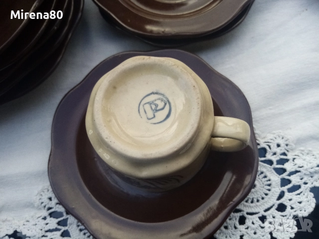 Български сервиз за чай и кафе, снимка 5 - Сервизи - 52170991