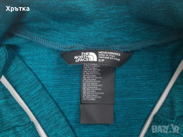 The North Face Knit Base Layer - Оригинална мъжка блуза с цип р-р S, снимка 7 - Блузи - 49553256