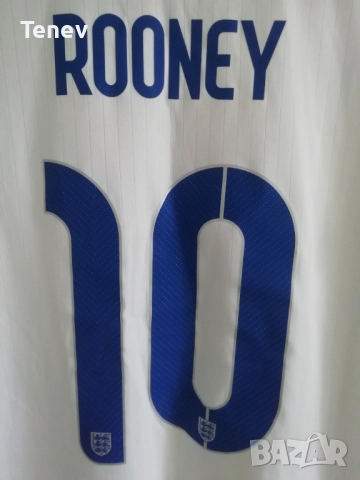 England Rooney Nike оригинална тениска фланелка Рууни Англия размер L, снимка 3 - Тениски - 51600417