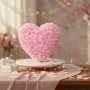 Декоративно сърце от изкуствени рози в подаръчна кутия, снимка 6