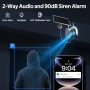 Нова Безжична соларна камера 2K, 5G/2.4G WiFi, сирена, двупосочно аудио, снимка 4