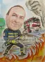 Рисувам ръчно КАРИКАТУРИ, ШАРЖ с пастели и моливи., снимка 9