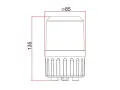 LED аварийна лампа Ayfar 12-24V с 48 диода и магнит, снимка 4