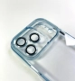 Калъф силикон Clear Camera Protect / Син-прозрачен / за iPhone 17 Pro Max 6.9 Баркод : 3132424, снимка 2