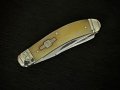Колекционерски сгъваем джобен нож (Sowbelly Trapper Bone).RR1908, снимка 5