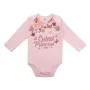 Бебешко памучно боди Розови пеперуди на цветя Най-сладката принцеса S_1245563, снимка 1