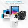 Нов Универсален адаптер за пътуване с USB и Type-C – UK EU US AU, снимка 4