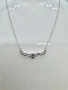 Сребърно колие с мойсанит (Диамант) 0.5 карата, снимка 1