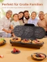 Гофретник FOHERE King Size Waffle Iron,Гаранция, снимка 2