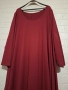 НОВА ДЪЛГА РОКЛЯ ВИНЕН ЦВЯТ 3XL-5XL, снимка 3