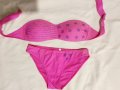 Розов дамски бански S, снимка 1 - Бански костюми - 41642357