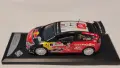 1/43 метална колекционерска количка Solido Citroen C4 WRC Rallye Tour de Corse 2008 Loeb/Elena, снимка 2