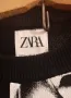 Нова оригинална и ефектна блузаZARA/хубави черно-бели нюанси/, снимка 6