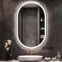 Елегантно Огледало LED Бяла светлина в два размера , снимка 3