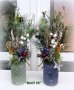 Зимна украса в заскрежена ваза, снимка 1 - Коледни подаръци - 38974821