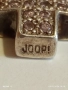 Сребърен кръст JOOP! с инкрустирани кристали Розов Турмалин ювелирна изработка 52817, снимка 10
