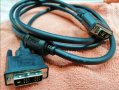 Два броя кабели DVI-DVI , снимка 1 - Кабели и адаптери - 35949124