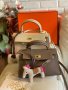 чанта Ермес Кели 25*HERMES KELLY 25 CRAIE EPSOM GOLD HARDWARE , снимка 15