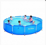 Басейн  сглобяем кръгъл 396х84см BESTWAY с помпа ( нова стока ), снимка 2