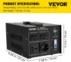  Преобразувател на напрежение VEVOR ST-1000VA 800W трансформатор на напрежение, снимка 8