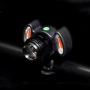 LED светлина за велосипед, Фар с три светлини, Ръчен фокус, 600Lumens, снимка 7