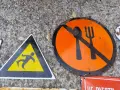 Лот от 9 броя стари метални табели за декорация

​, снимка 4