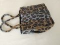 стара дамска чанта от стъклени мъниста леопард, снимка 4