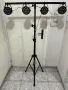 Продавам комплект мобилна стойка и 4 бр. LED PAR осветление, снимка 1