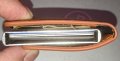 Кожен портфейл със RFID защита и автоматичен картодържач, снимка 6