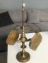 Стара месингова маслена лампа, снимка 4