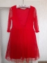 Червена бална рокля , снимка 2