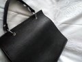 ЕСТЕСТВЕНА КОЖА /made in ITALY/ официална черна дамска чанта, снимка 5