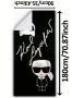 Karl lagerfeld супер яки плажни кърпиа, снимка 1