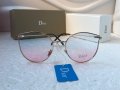DIOR 2021 слънчеви очила тип котка UV 400 защита с лого, снимка 1