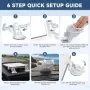 Нов държач Starlink Mini Car Mount автомобилна стойка с вендуза за табло стъкло, снимка 6