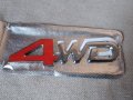 Качествена метал хром емблема 4WD за монтаж на предна решетка и задна врата на кола автомобил , снимка 12