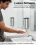 Автоматичен дозатор за пяна за сапун 750 ml за стена от неръждаема стомана, снимка 3