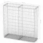 vidaXL Габион кошница с капаци, поцинкована тел, 100x100x30 см, снимка 7